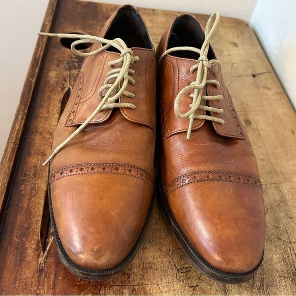Cole Haan men\'s sz 7.5 derby oxford dress shoes preworn main image 9